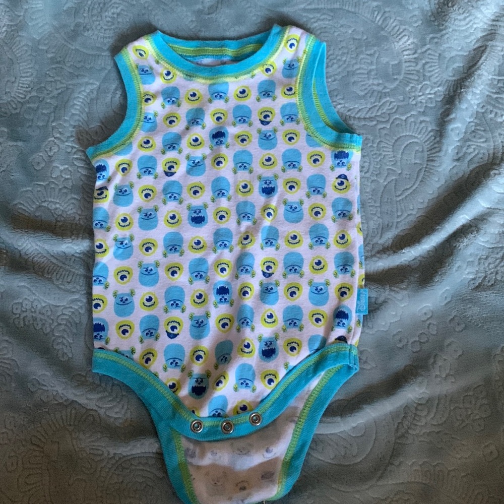 6-9 months Disney monsters inc onsie